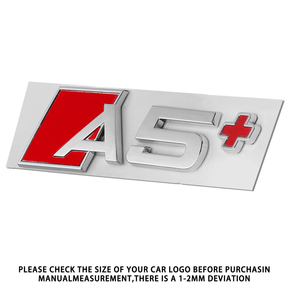 3D Car Styling Body Rear Trunk Emblem Sticker Badge Letters Decoration Decals For 78a A3 A4 A5 A6 A7 A8 Logo Auto Accessoriesa78