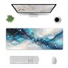Glitter Gold Marble Mouse Pad Black White Swirl Fluid Vein Pattern Non Slip Desk Mat Gamers Office Home Keyboard Desktop Decor