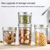 200/250/300/400/500/650ML with Lid Sealed Can Large Capacity Storage Bottle New Glass Jar