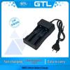 Dual Slot 18650 Smart Lithium Battery Charger for Radio & Flashlight