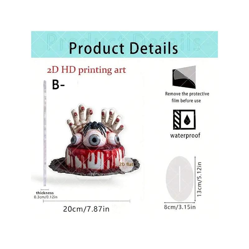 1pcs Skeleton Spider Horror Eye Halloween Decorations 3 Different Styles of Room Decorations  Decoration Home Decor