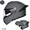 Orz-B08A-Motorcycle helmet, men's and women's four season open face helmet, double mirror knight semi full face helmet