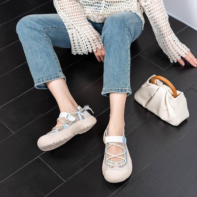 Sports and leisure women's shoes ugly cute shoes new sandals women's versatile retro platform sandals women's summer sandals