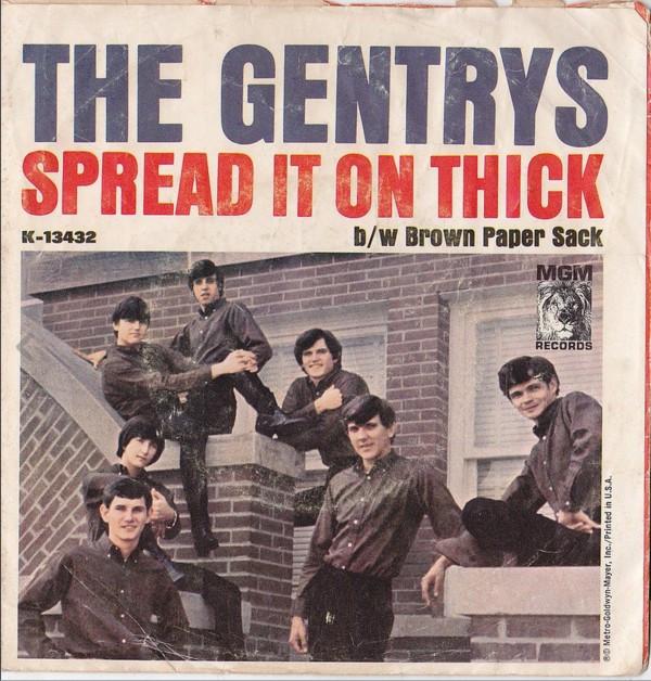 

7inch Record GENTRYS - Spread It On Thick K13432 MGM Records 1966 US Rock Used