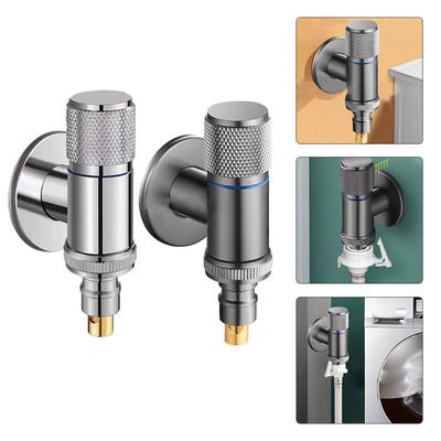 Su Durdurma Vanası Dayanıklı Metal Saplı Pratik Gümüş