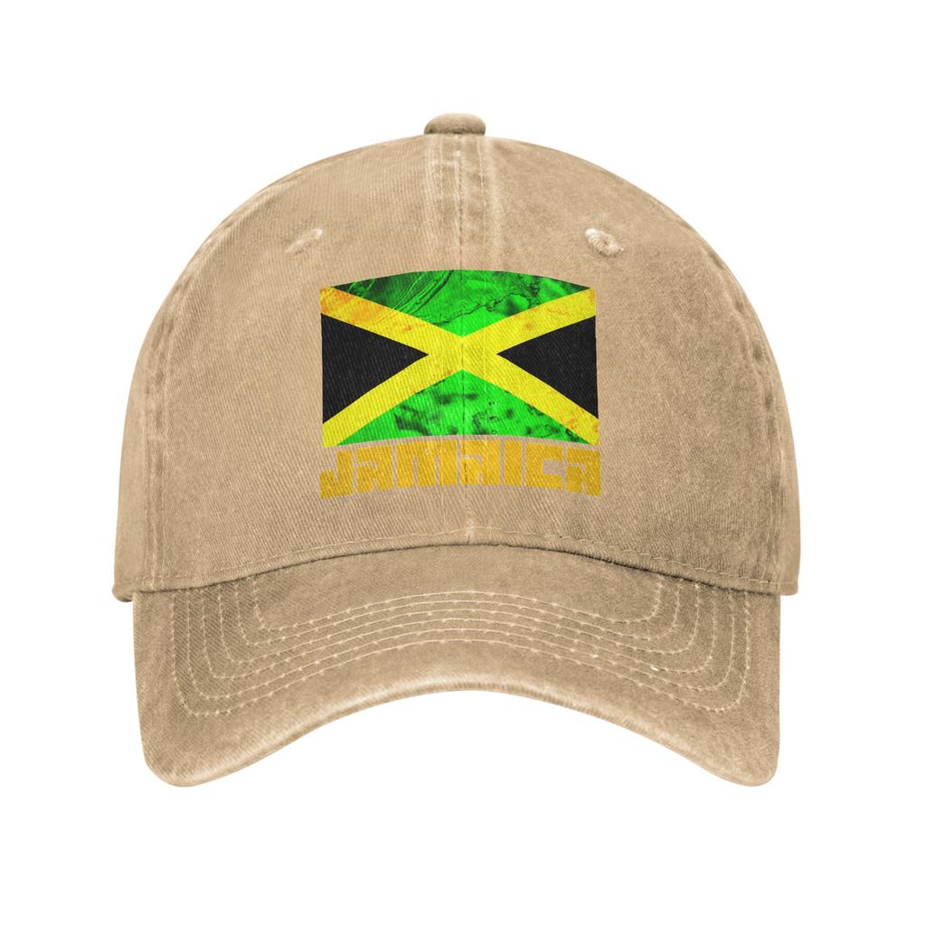 Jamaica Flag Baseball Cap Sun Kpop Rock Dropshipping Washed Trucker Hat UnisexTeens Yk Funny Design Baseball Caps