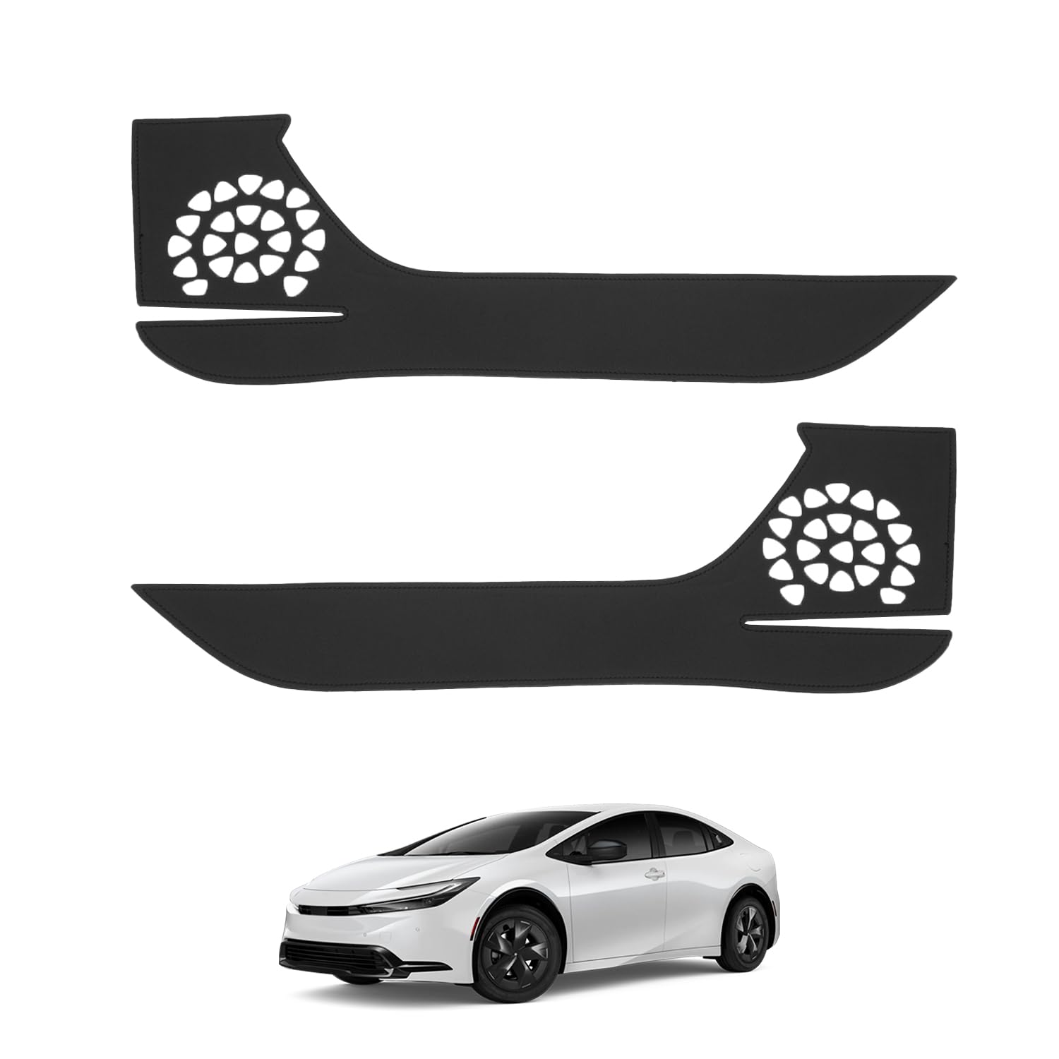 

Cartist Door Kick Door Trim Door Protectors for Prius 60 Series January 2023 Specific PU Leather Door Trim and Kick Front Interior Custom Hearts Prius чёрный