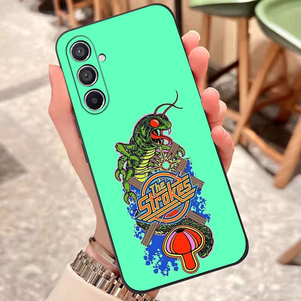 Band The Strokes Phone Case For Samsung S25 Edge 24 23 22 21 20 Ultra Plus Fe Galaxy A54 53 34 25 16 Silicon Cover