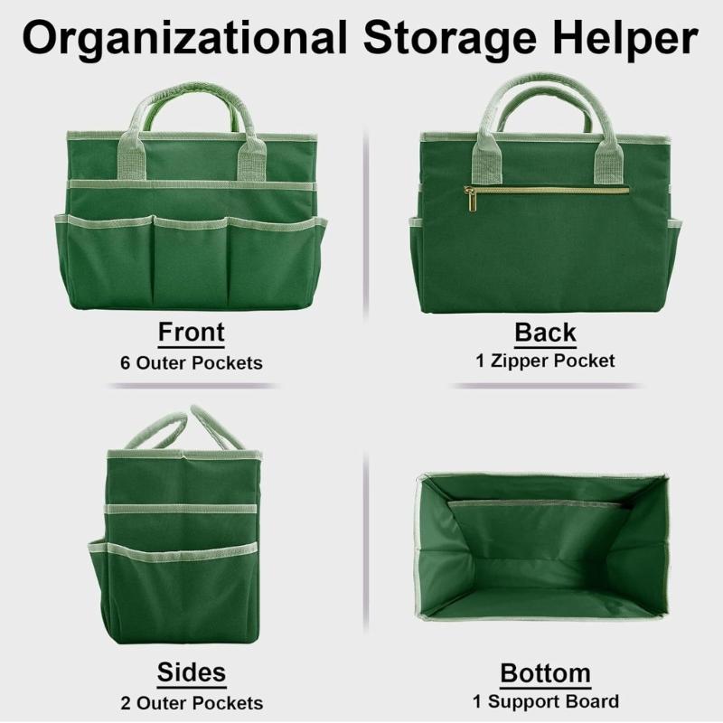 Portable Craft Organizers Bag Foldable Designs With Reinforced Handle For Outdoor Sketching Supplies