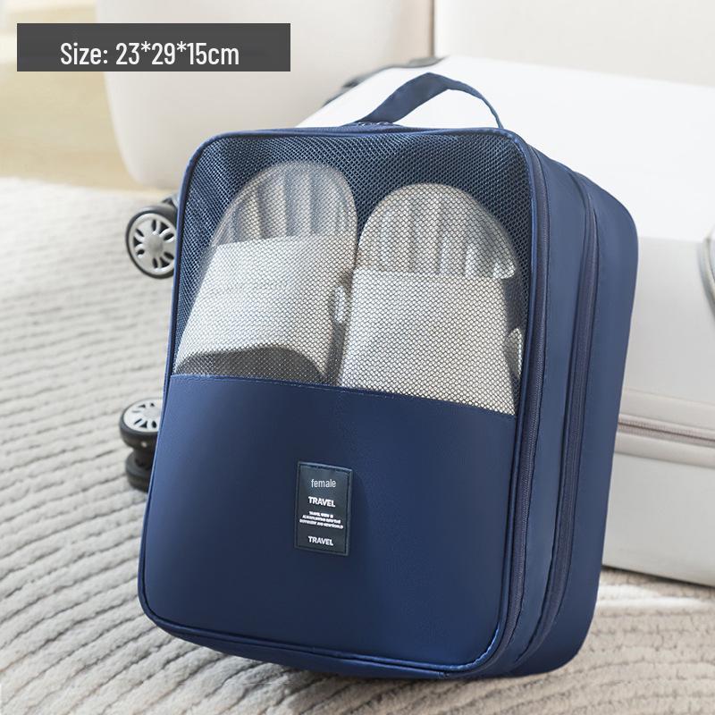 Portable Three-Layer Dustproof Shoe Storage Bag - Easy Carry, Handheld, for Outdoor Travel