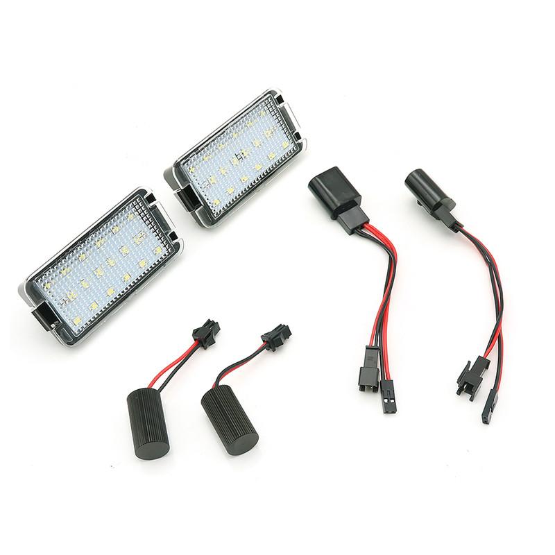 

2Pcs/set Canbus Car LED Number License Plate Lights for Seat Altea 2004 2005 2006 2007 2008 2009 Car Accessories
