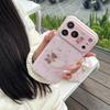 Cute Pink Heart Bear Phone Case For iPhone 17 16 15 Pro Max Sweet Strawberry Dessert Cartoon Aesthetic Shockproof Cover