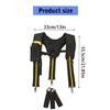 Tool Belt Suspenders Padded Carpenter Electrician Work Suspender with Attachment Loops for Men Women Electrician