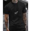 Men's 3D Pattern T-shirt Short-sleeved T-shirt 3D Printed Round Neck Shirt Retro Retro Casual Street