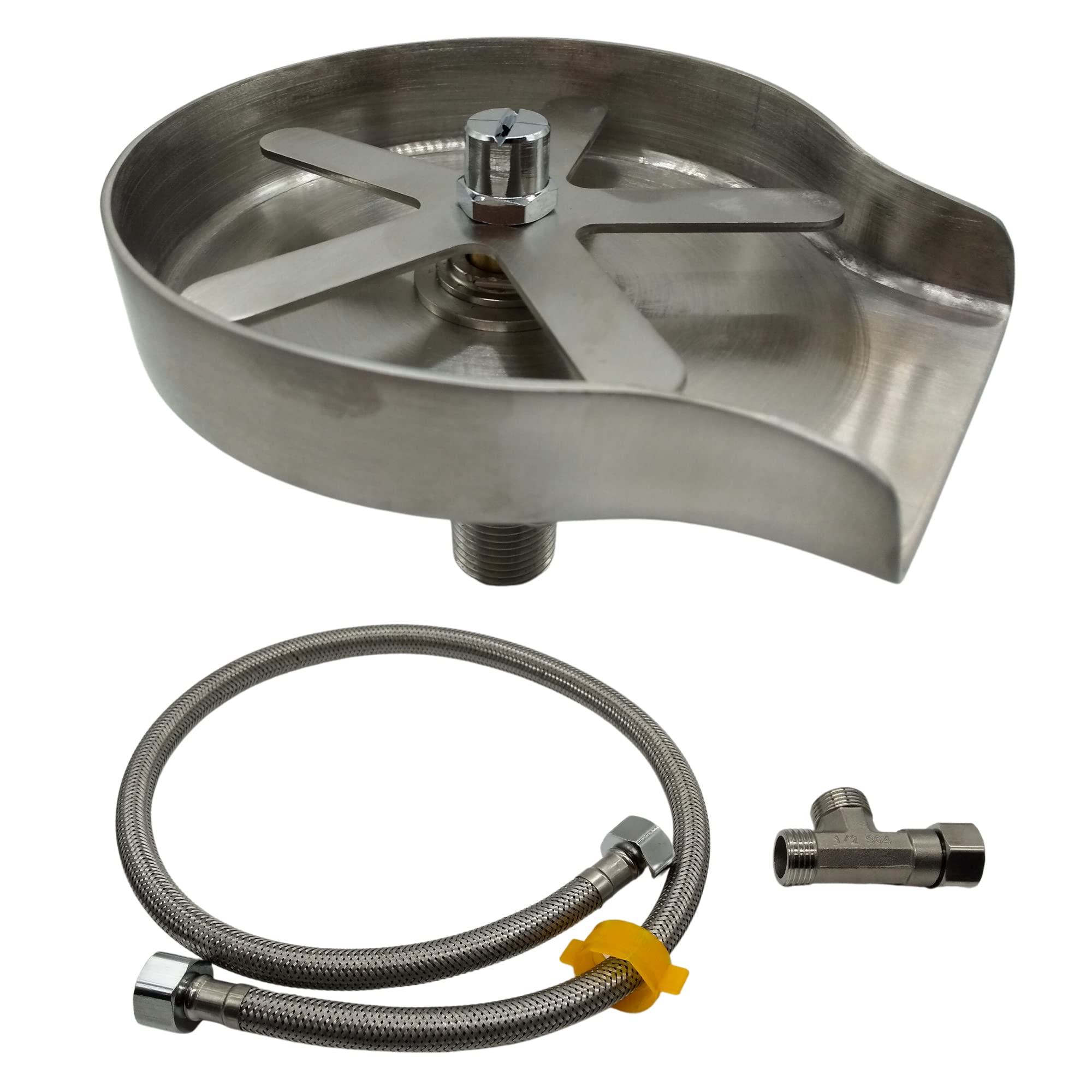 

Автоматическая мойка для стаканов с трубой подачи воды и тройником AZ-FRONT Высокоскоростная мойка/стакан (Нержавеющая сталь)