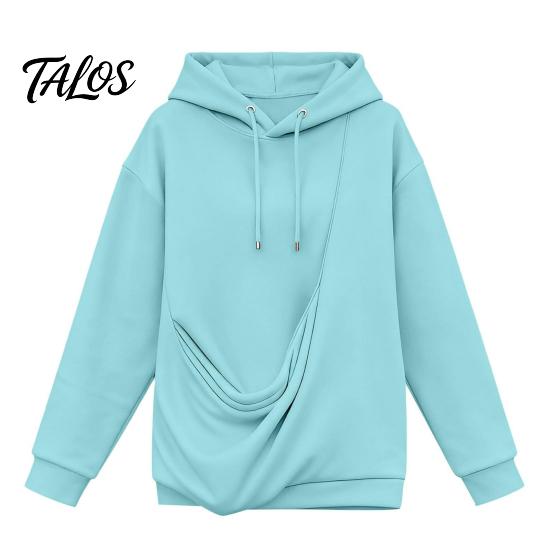 Oversized Women Hoodie Pet Pouch Hoodie, Hooded Sweatshirt with Kangaroo Pouch, Warm Fall Dog Cat Carrying Pullover Top for Winter