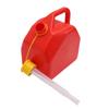 5L Portable Water Container with Built in Tube HDPE Plastics Camping Water Storage Jug for Camping Car Hiking Emergency