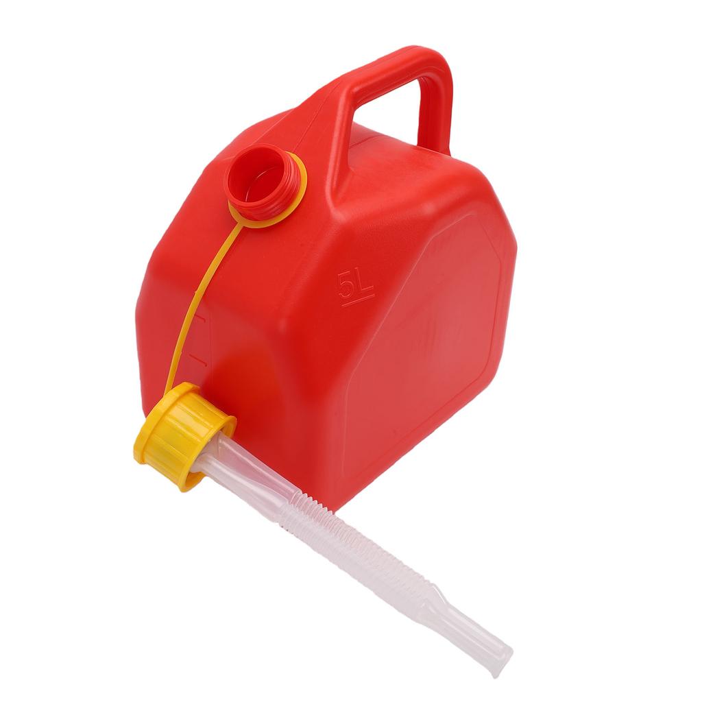 5L Portable Water Container with Built in Tube HDPE Plastics Camping Water Storage Jug for Camping Car Hiking Emergency