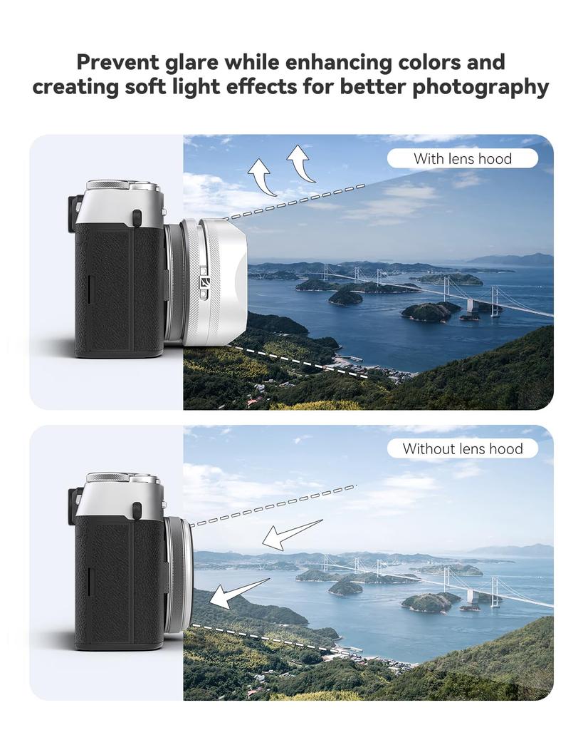 Freewell Fuji X100 Hybrid Filter with Lens Hood CPL/GMIST [] (Silver)