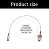 Professional DIN To BNC Converter Cable Wire High Quality RG179 Wire 15cm/30cm/100cm Length Option Adapter Cord