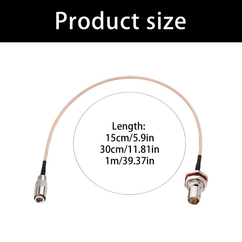 Professional DIN To BNC Converter Cable Wire High Quality RG179 Wire 15cm/30cm/100cm Length Option Adapter Cord
