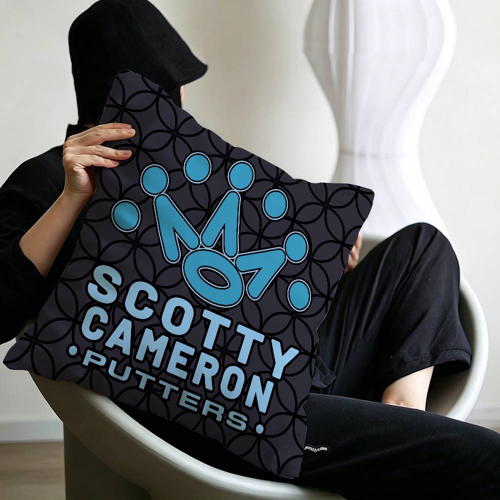 Golf S-Scotty C-Camerons Pillow Cushion Cover Pillowcase Living Room Sofa Home Decor Customized