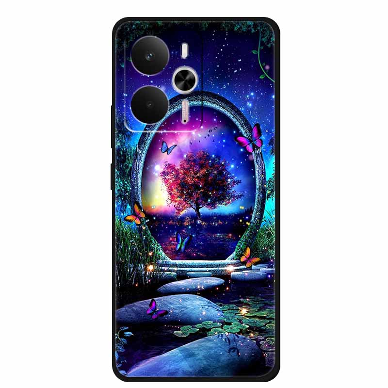 For Realme 14 Case Soft TPU Black Silicone Cover for Realme 14 5G Global RMX5070Soft Case Shockproof Cover RMX5070 Oppo Realme14