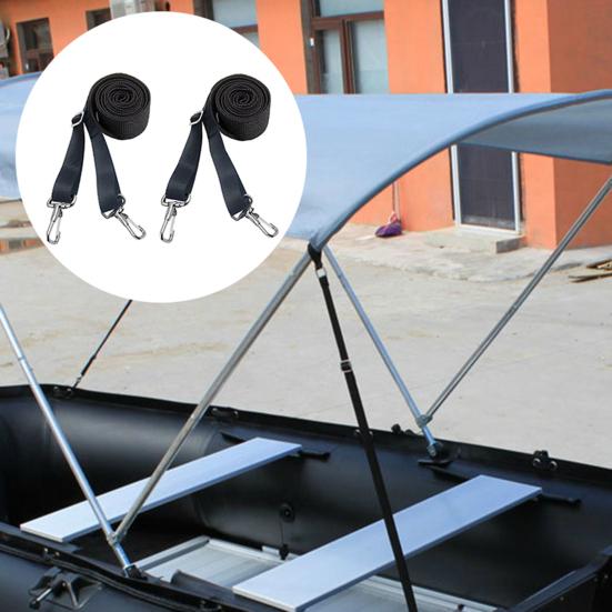 1 pár nastavitelných horních popruhů Bimini Oboustranná karabina Popruhy přístřešku člunu Příslušenství k markýzám na čluny