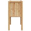 Raised Planter Brown 70 X 35 X 70 Cm Bamboo