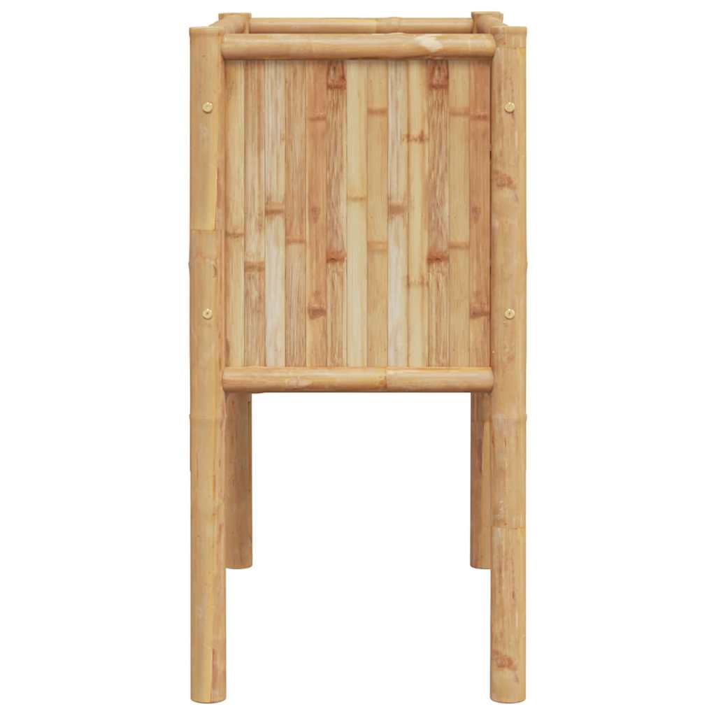 Raised Planter Brown 70 X 35 X 70 Cm Bamboo