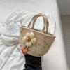 Wholesale bag new summer hand-held women's bag design casual woven bag cotton rope