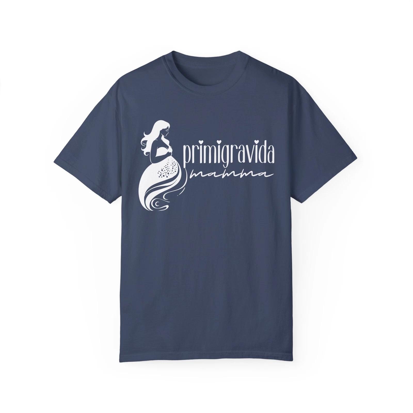 Primigravida Mamma Shirt, first time mom gift, pregnancy announcement ideas 2XL