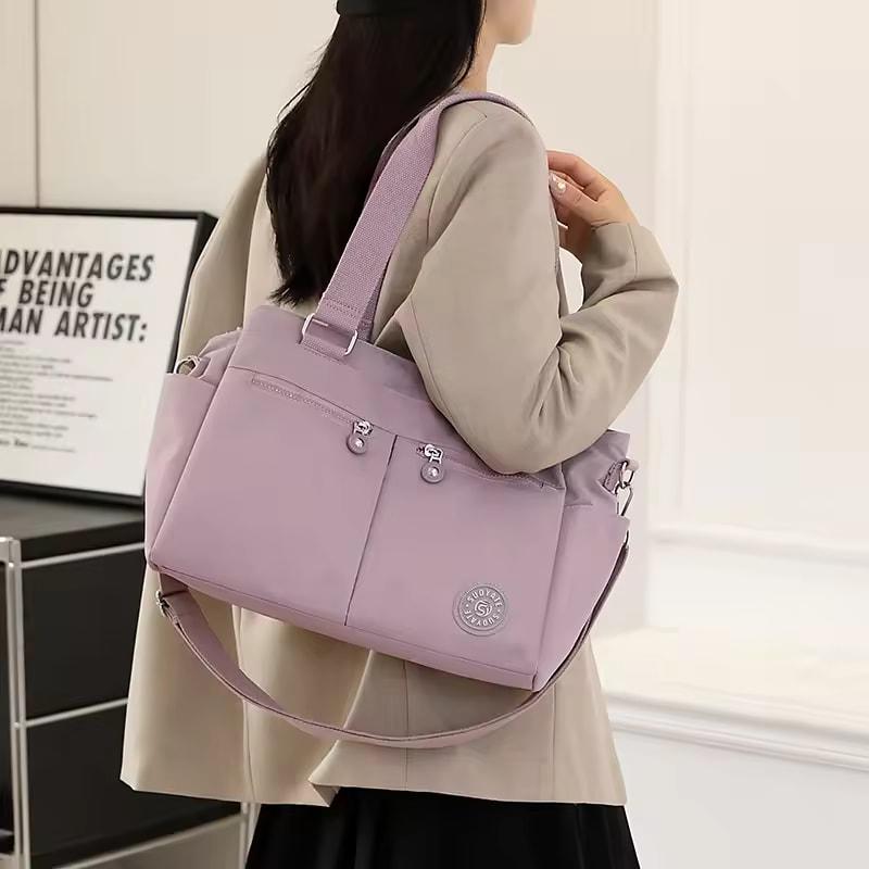 Large Capacity Women Top-Handle bag Fashion Casual A4 Book Women Casual Tote High Quality Durable Fabric Female Shoulder Bag