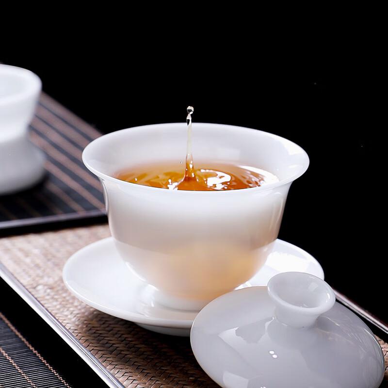 White Porcelain Glazed Kung Fu Tea Set