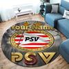 Philips Sport Vereniging Custom Name Round Area Rug,Carpet Rug for Living Room Bedroom Sofa Playroom Decor,Non-slip Floor Mat
