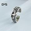 Unisex Ring Half Face Polished Alloy Goddess Venus Adjustable Opening Ring for Party Date Casual Life Finger Jewelry