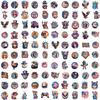 American Style Graffiti Stickers - 100 Waterproof Creative Stickers for Car, Phone, and Water Cup Decoration