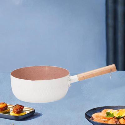 Kompakter Frühstückstopf mit verlängertem Griff, tragbare Suppe für Outdoor-Abenteuer