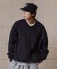 RUGGED HOUSE Miles One-Pocket V-Neck Sweatshirt Black
