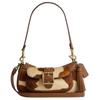 Ashton Cowhide With Cow Leather Shoulder Bag Mini Women's Brown CDX79-IMYFH