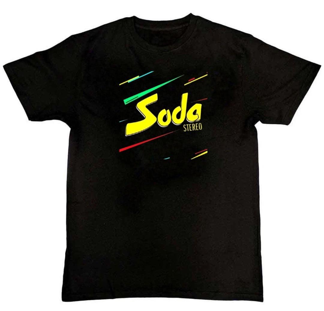 Soda Stereo Graphic Print Mens T-Shirt M