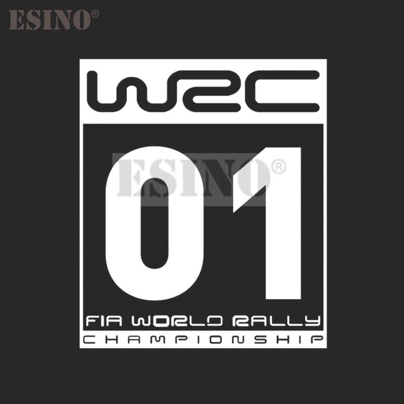 Nuovo Stile Auto Decalcomanie Decorative Creative per Auto WRC FIA World Rally Championship Vinile per Portiere Auto Decalcomanie per Carrozzeria Auto