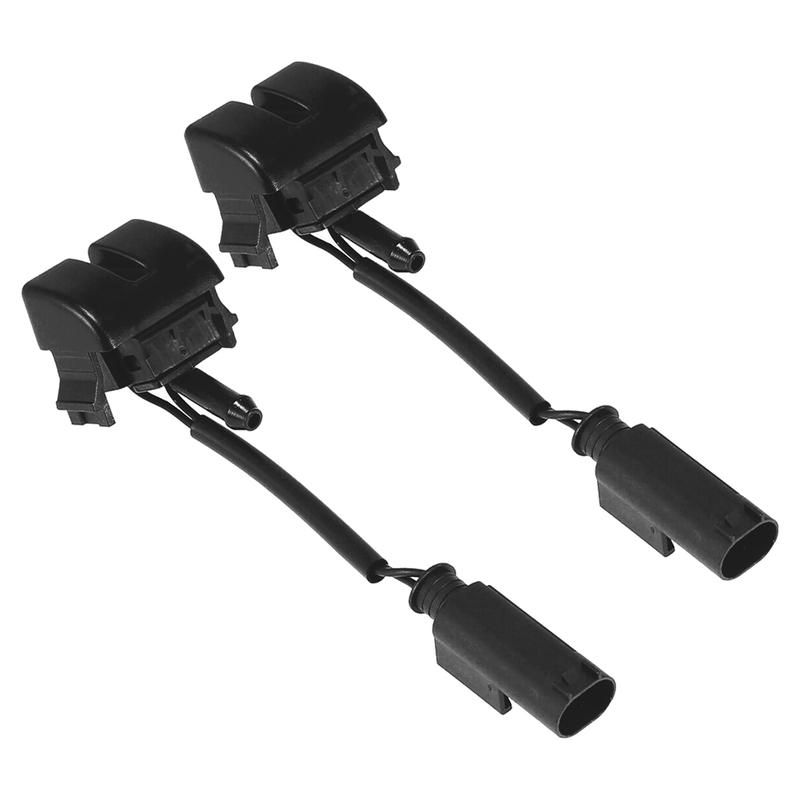 Front L+R Windshield Heated Washer Sprayer Nozzle Jet Windscreen for -BMW 3 Series E46 323I 325I 328I 330I 1999-2005