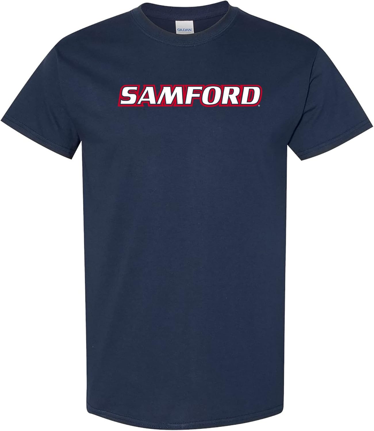 Samford University Bulldogs Basic Block, Team Color T Shirt, College, University S разноцветный