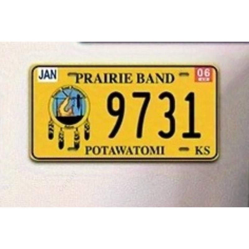 USA Souvenir License Plate, Metal Car Wall Decor 15x30cm