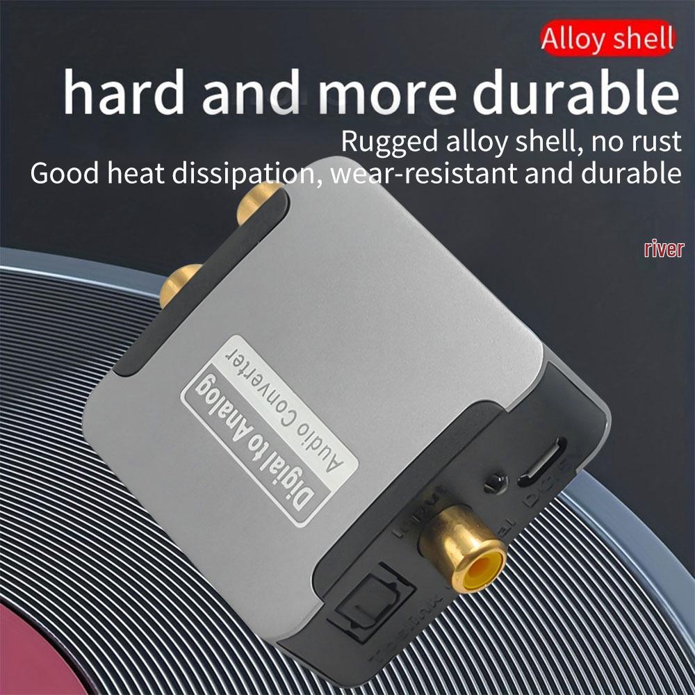 SPDIF Optical To 3.5mm RCA Audio Converter