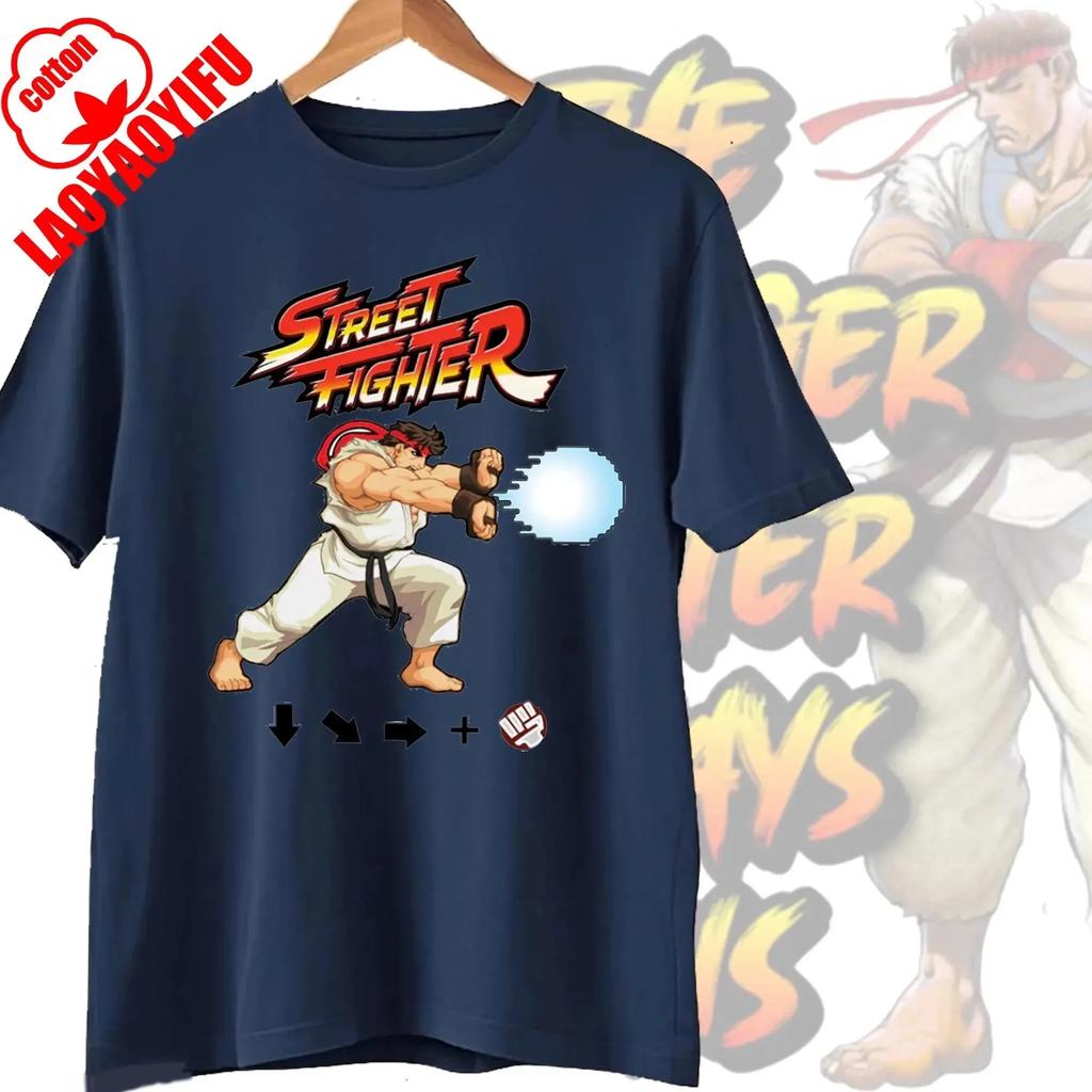 Novelty Street Fighter Select Classic Vintage Essential TShirt Short Sleeve Tees Boyfriend Fashion Clothes Women Men Streetwear