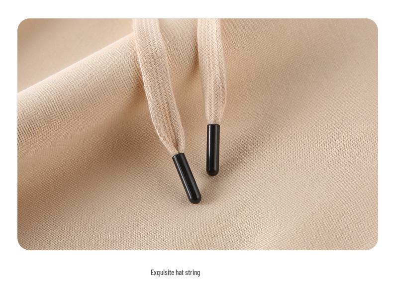 Women's Trendy Solid Color Drop Shoulder Hoodie - Casual, Warm, and Versatile Autumn/Winter Pullover Top