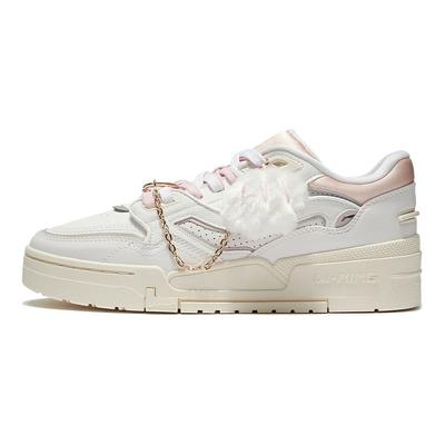 001 BTC Weiß Salzrosa Damen Sneaker Wolkenweiß AGCS024-5