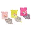 Baby jente klær sett tegneserie utskrift T-skjorte blomster bue shorts baby klær sett